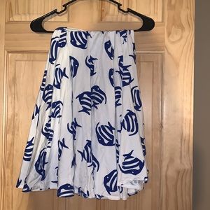 J crew fish midi skirt!